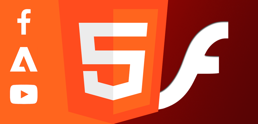 YouTube, Facebook and Adobe have abandoned Flash