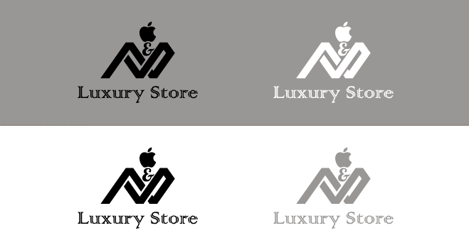 Создание логотипа LuxuryStore